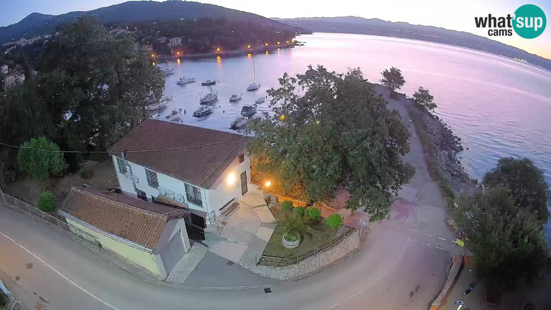 Webcam Ika Hafen – LIVE Blick auf den Hafen und die Lichter von Opatija