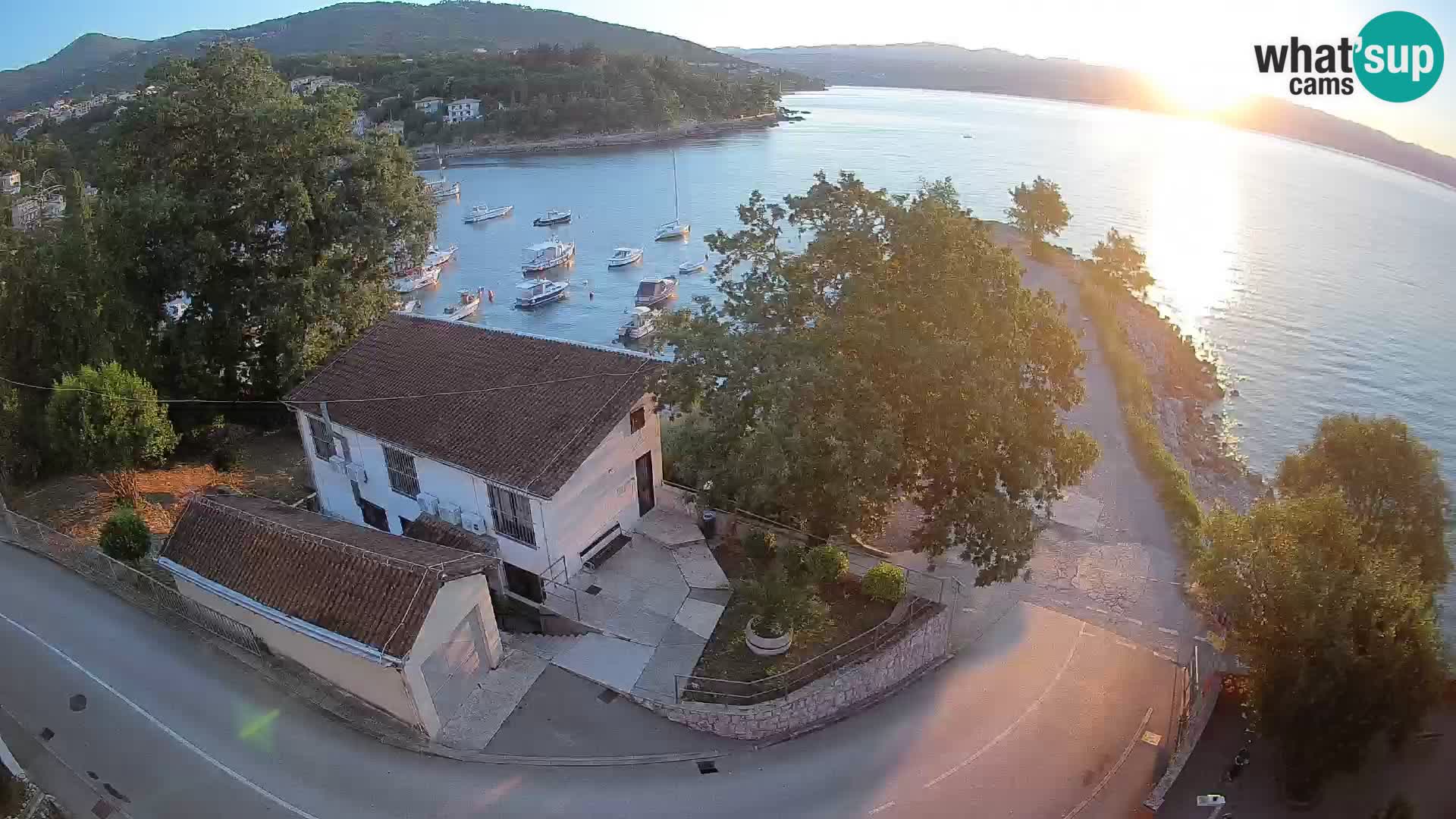 Webcam porto Ika – Vista LIVE sul porto e le luci di Opatija