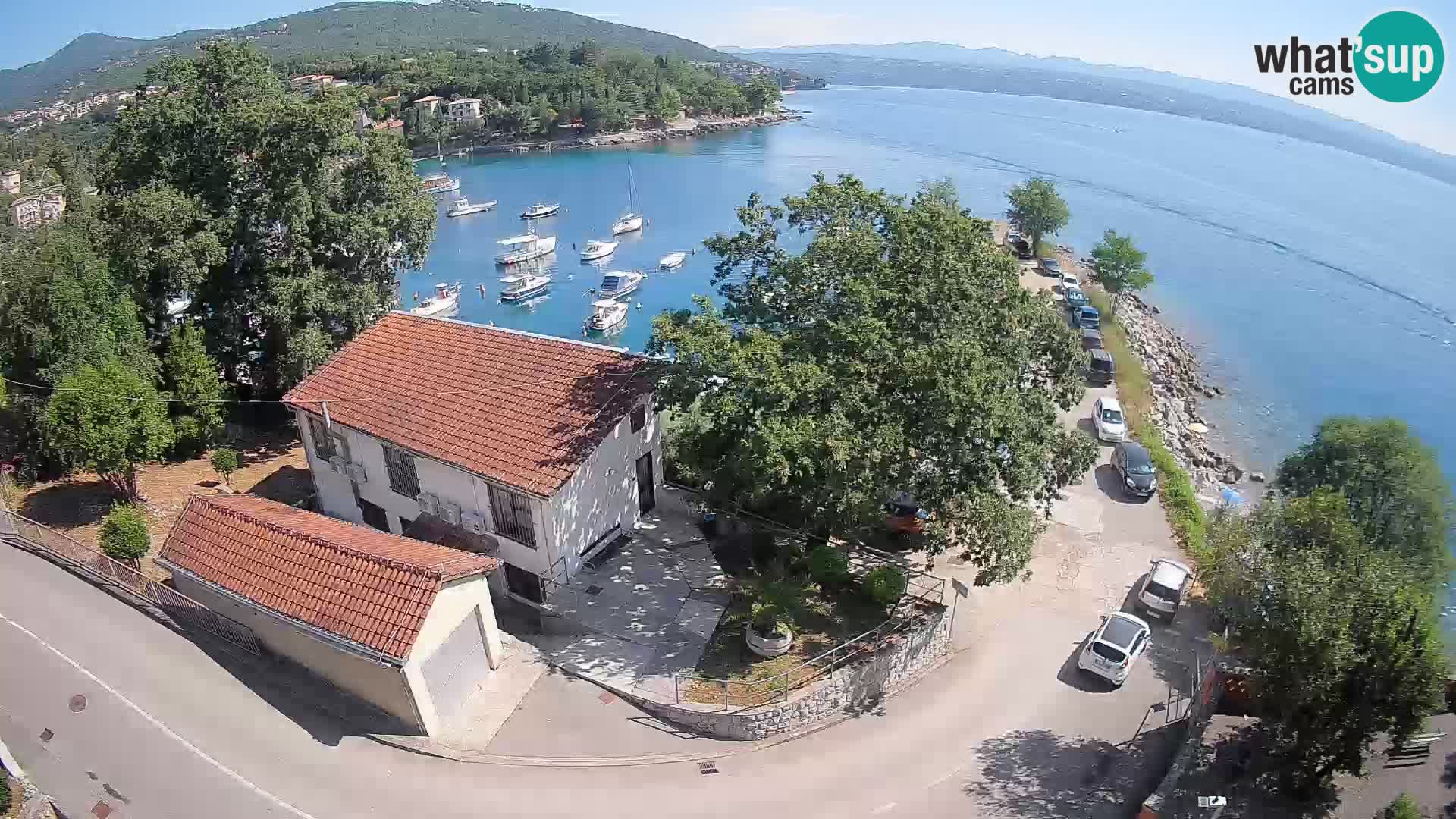 Ika Harbor Webcam – LIVE View of the Harbor and Opatija Lights