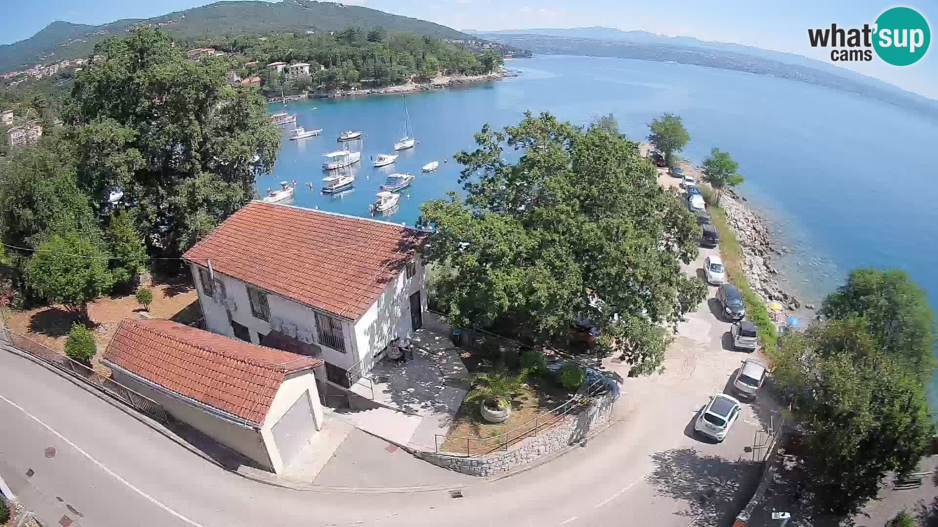 Ika Harbor Webcam – LIVE View of the Harbor and Opatija Lights