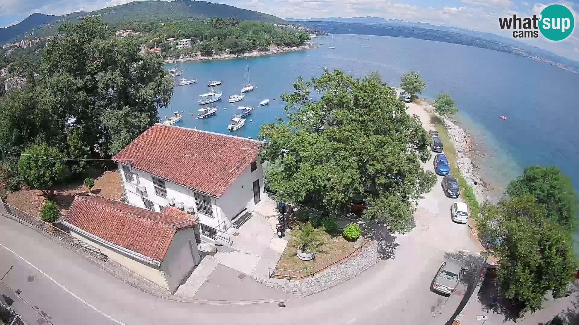Ika Harbor Webcam – LIVE View of the Harbor and Opatija Lights