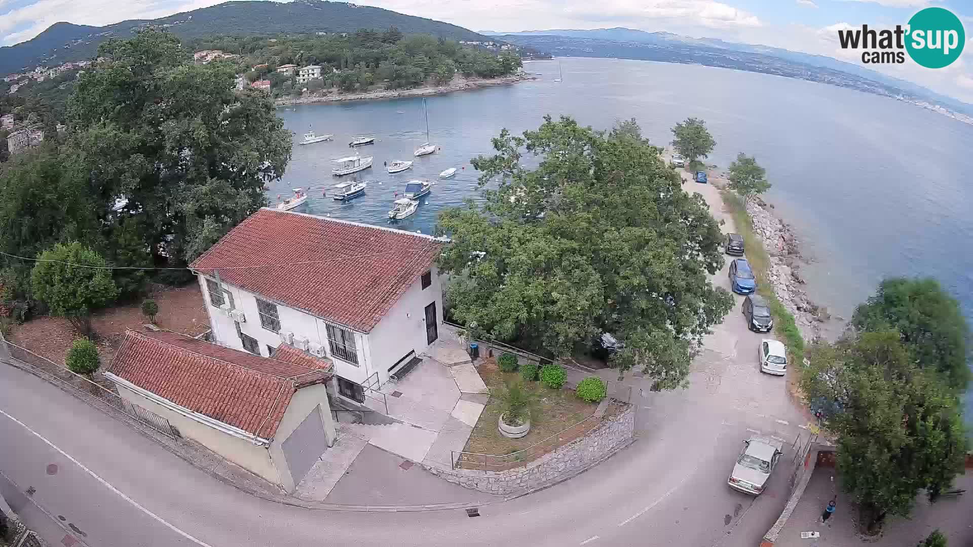 Ika Harbor Webcam – LIVE View of the Harbor and Opatija Lights