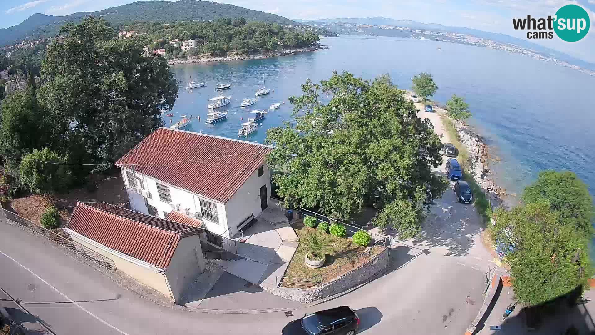 Webcam Ika Hafen – LIVE Blick auf den Hafen und die Lichter von Opatija