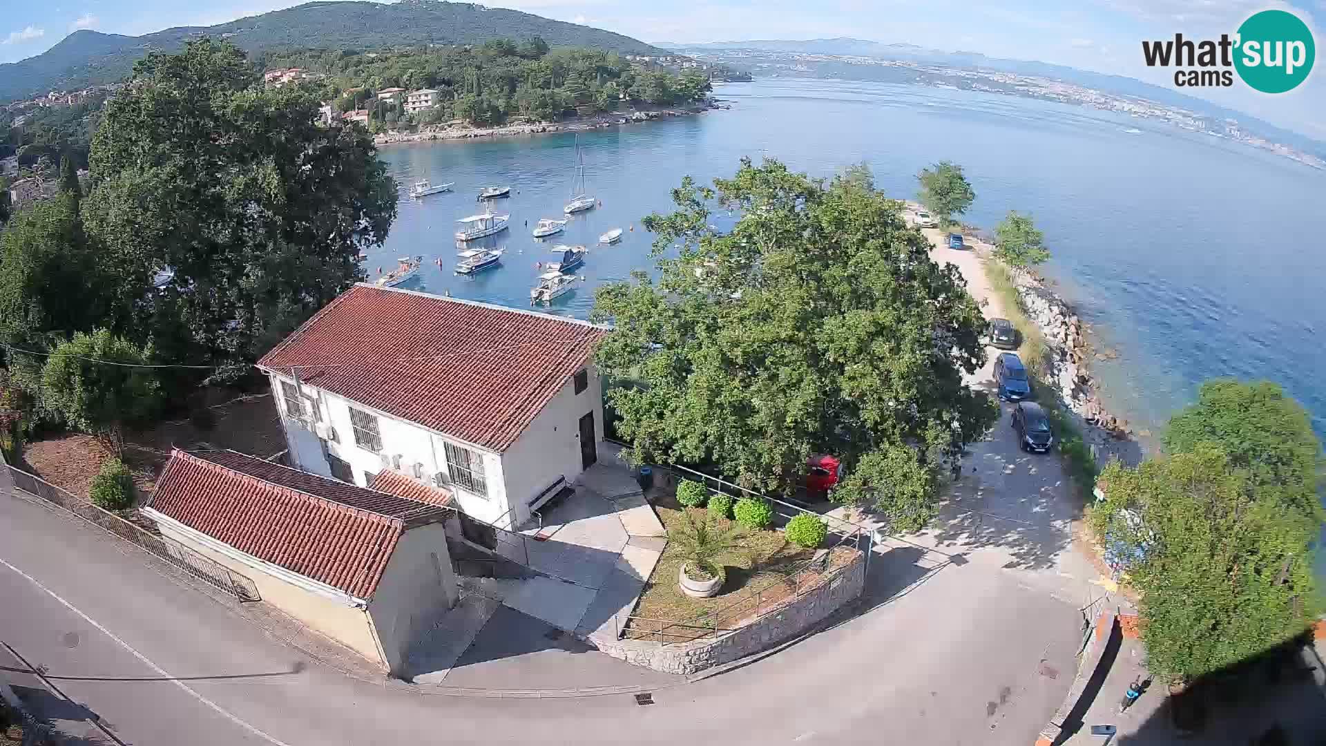 Webcam port d’Ika – Vue en direct et lumières d’Opatija