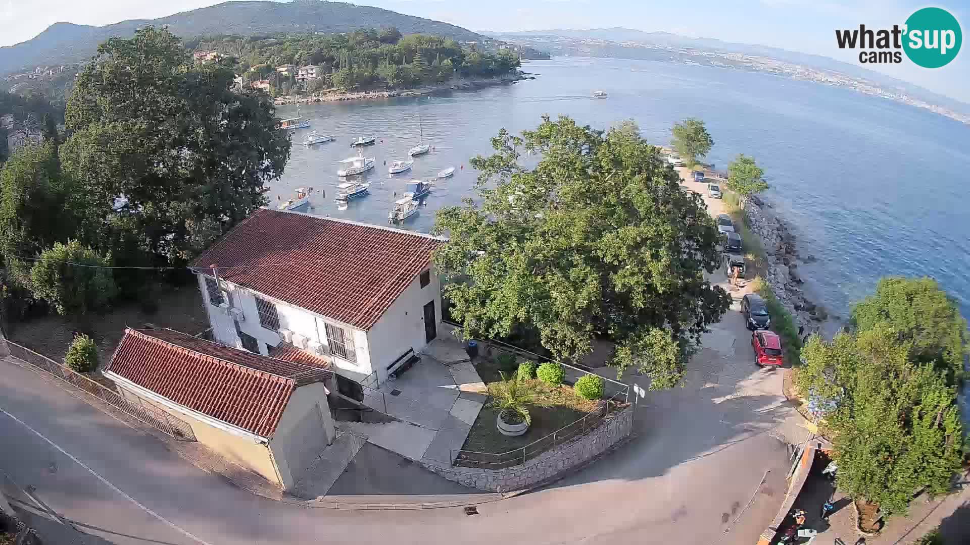 Webcam port d’Ika – Vue en direct et lumières d’Opatija