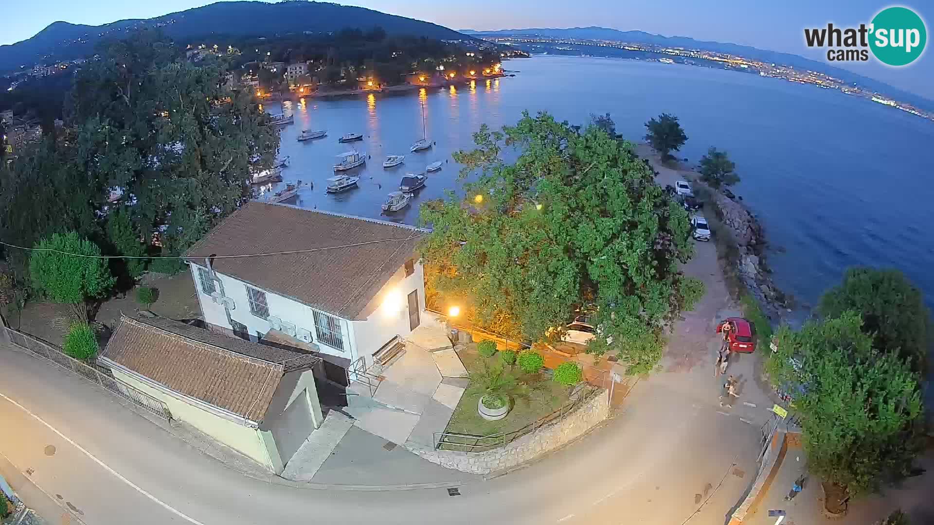 Webcam Ika Hafen – LIVE Blick auf den Hafen und die Lichter von Opatija