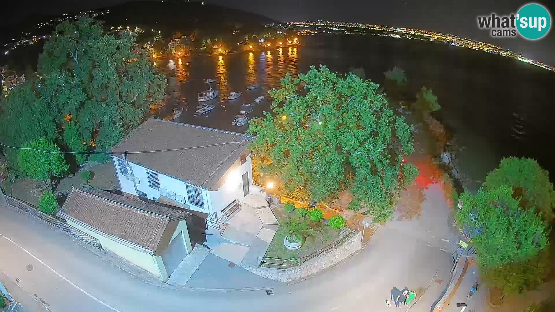 Webcam port d’Ika – Vue en direct et lumières d’Opatija