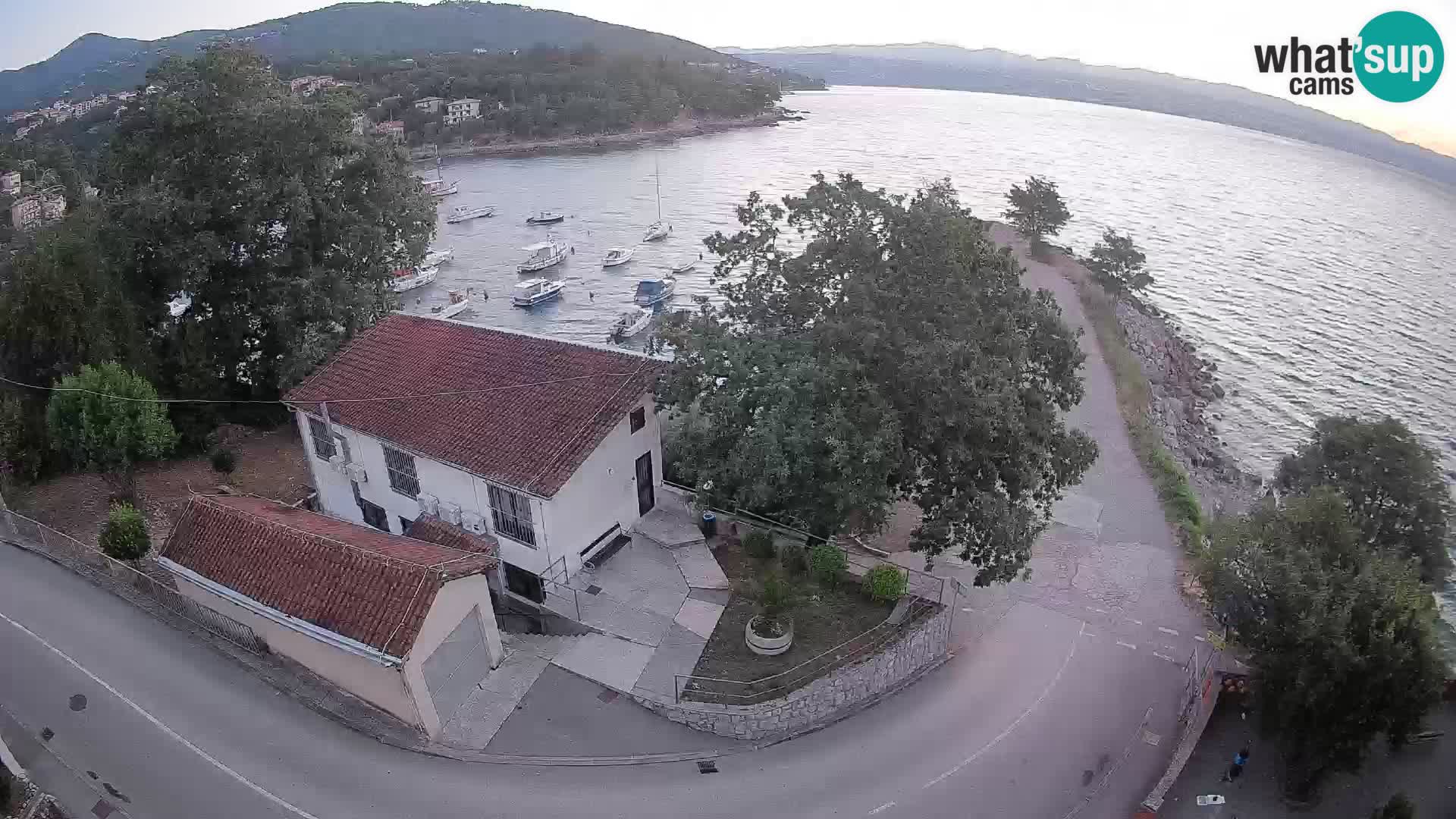 Webcam porto Ika – Vista LIVE sul porto e le luci di Opatija