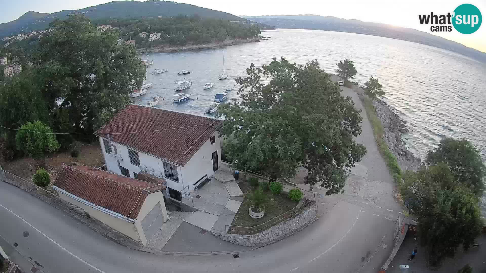 Webcam port d’Ika – Vue en direct et lumières d’Opatija