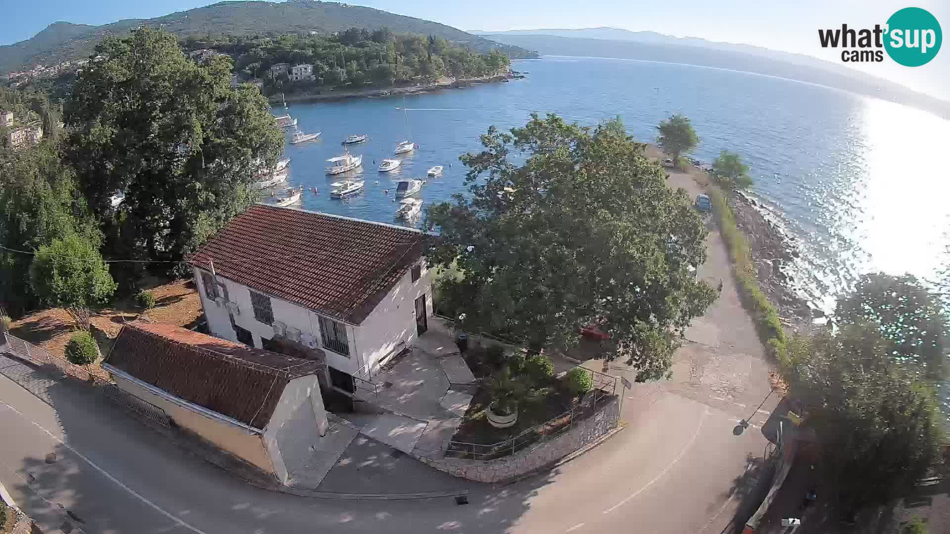 Webcam porto Ika – Vista LIVE sul porto e le luci di Opatija