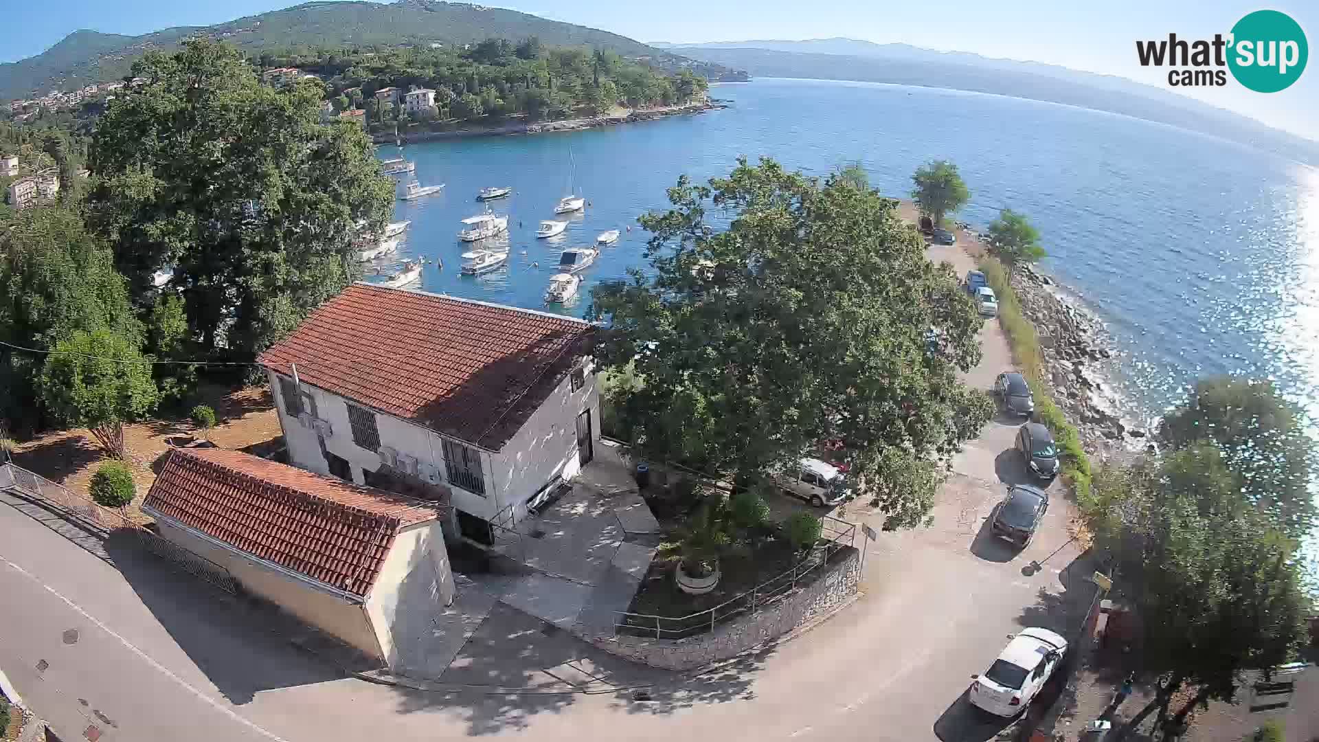 Webcam port d’Ika – Vue en direct et lumières d’Opatija