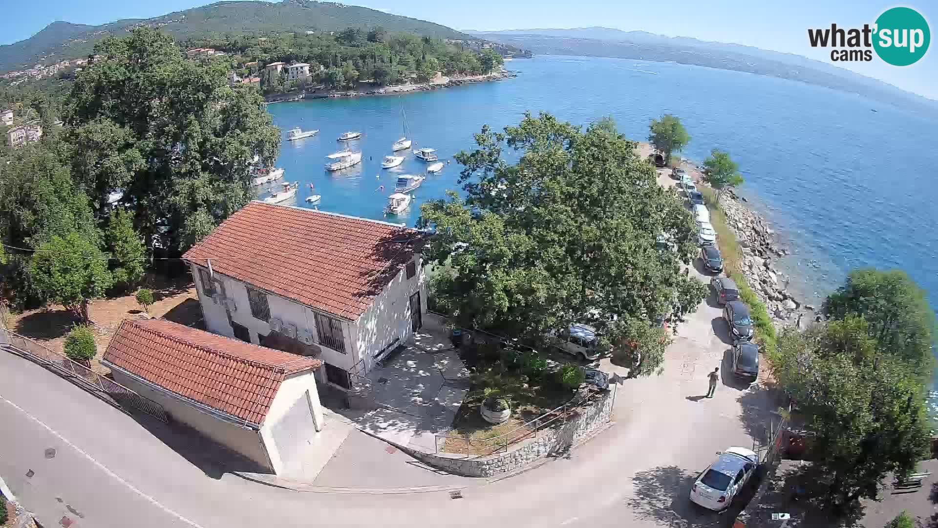 Ika Harbor Webcam – LIVE View of the Harbor and Opatija Lights