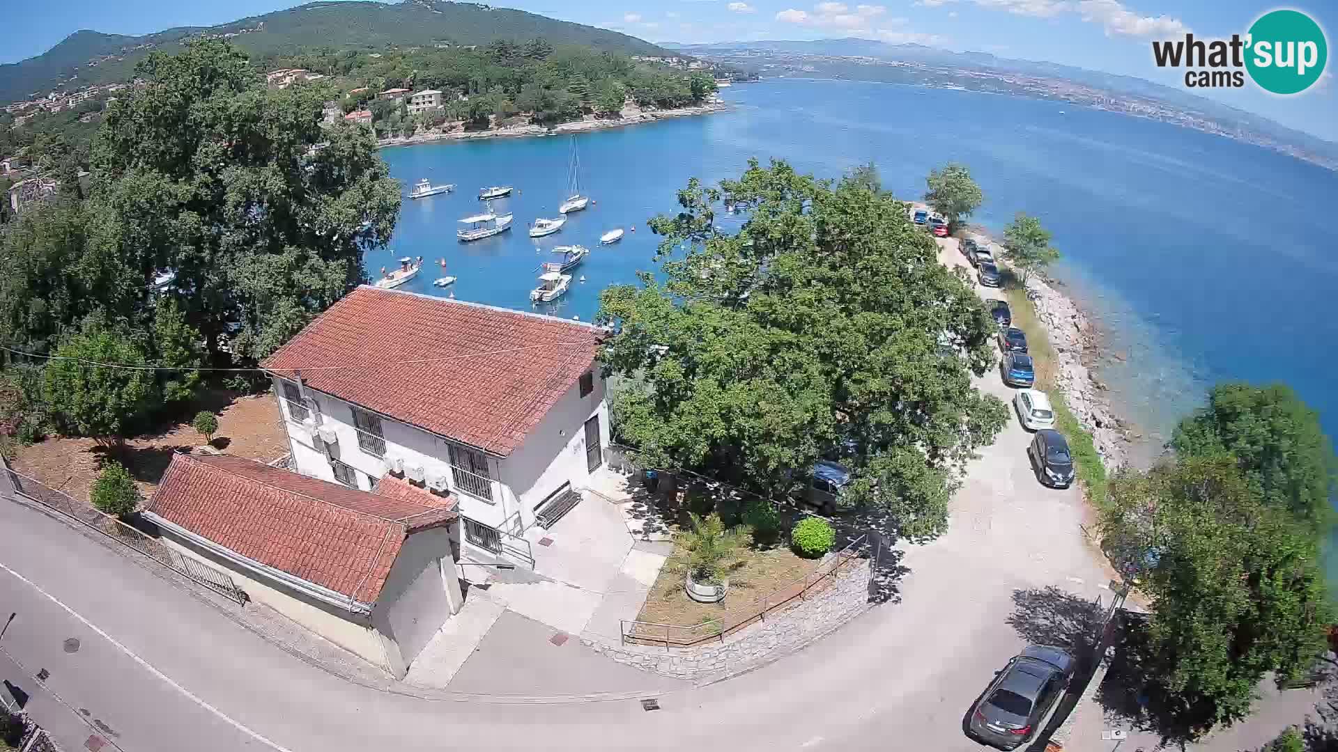 Webcam porto Ika – Vista LIVE sul porto e le luci di Opatija