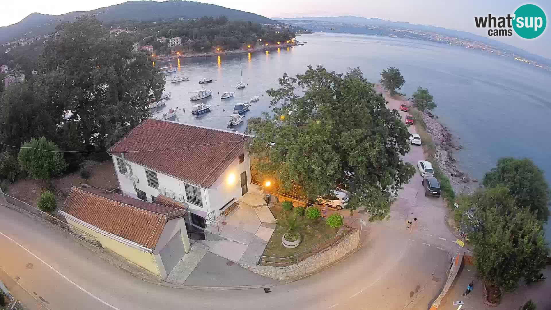 Webcam Ika Hafen – LIVE Blick auf den Hafen und die Lichter von Opatija