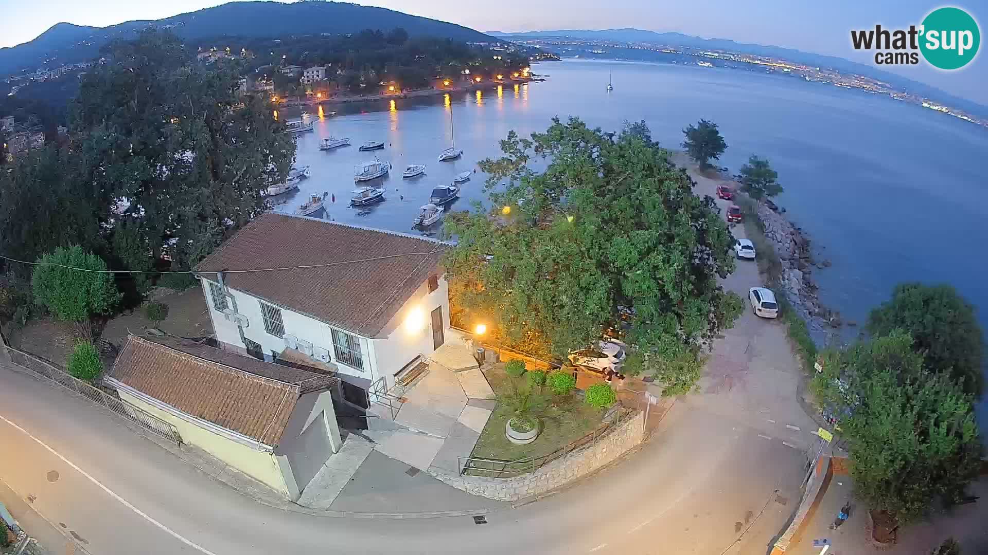 Webcam port d’Ika – Vue en direct et lumières d’Opatija