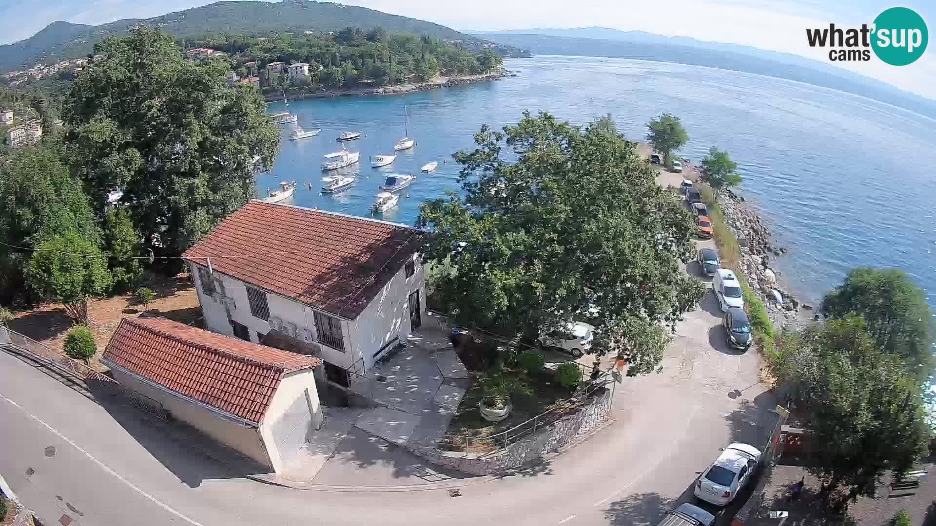 Webcam port d’Ika – Vue en direct et lumières d’Opatija