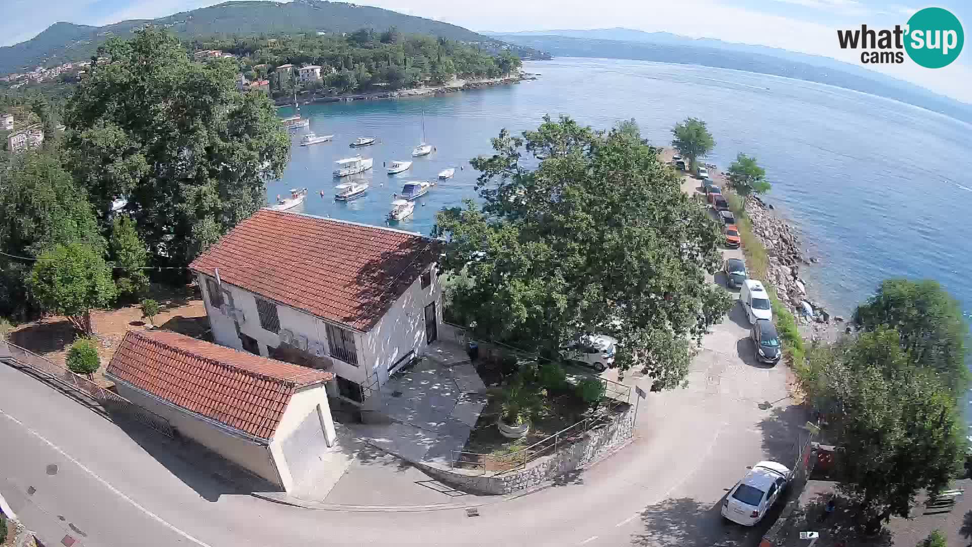 Ika Harbor Webcam – LIVE View of the Harbor and Opatija Lights