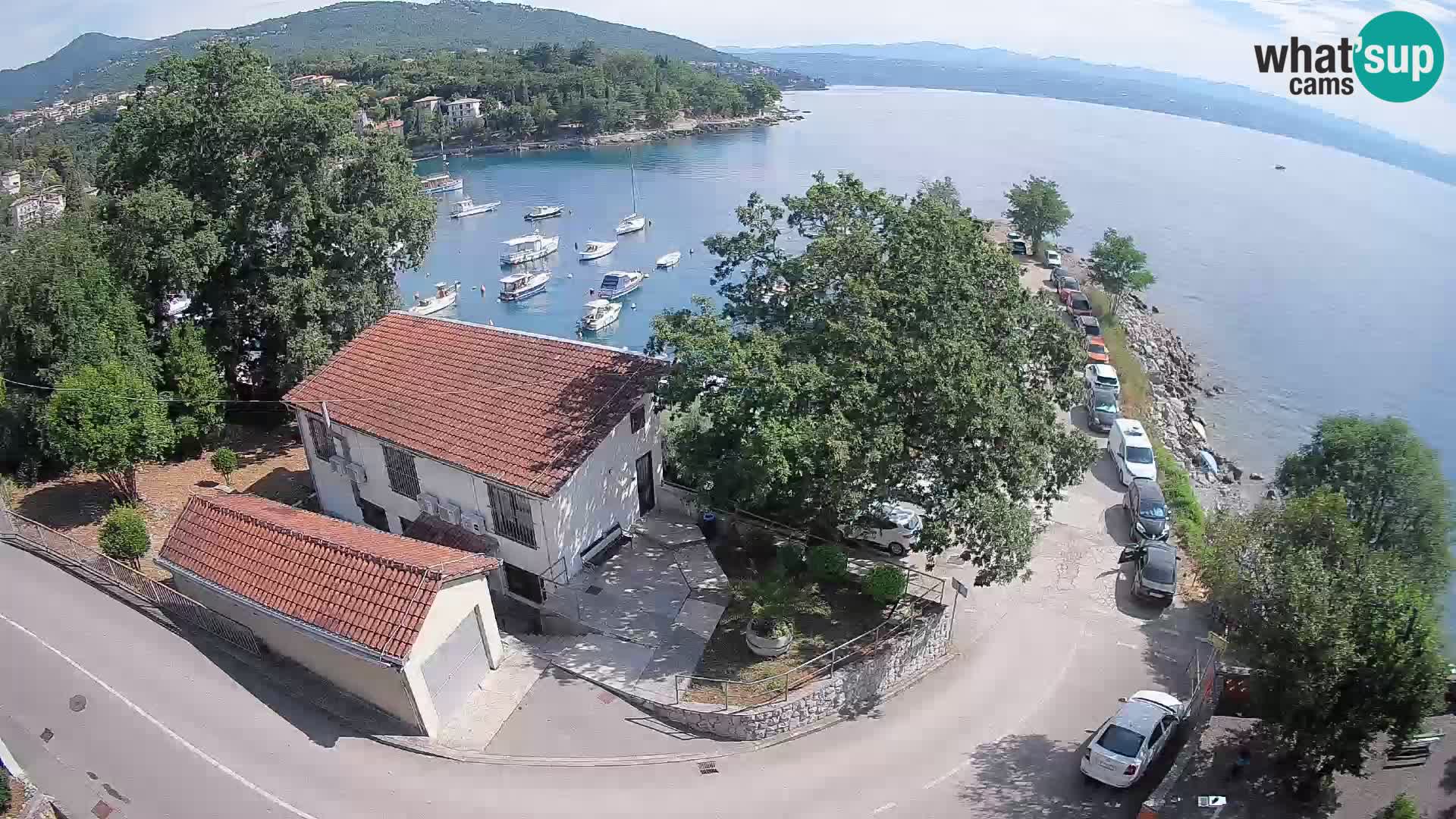 Webcam porto Ika – Vista LIVE sul porto e le luci di Opatija