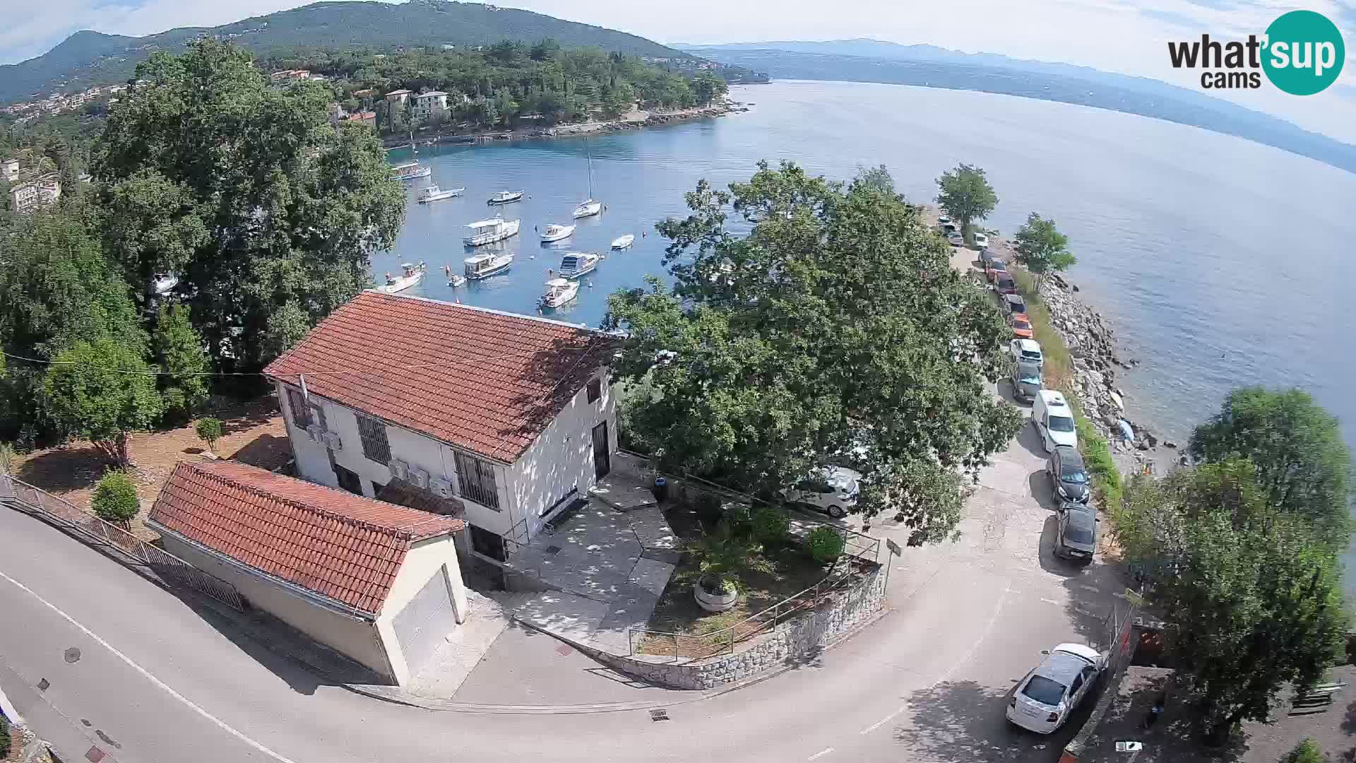 Ika Harbor Webcam – LIVE View of the Harbor and Opatija Lights