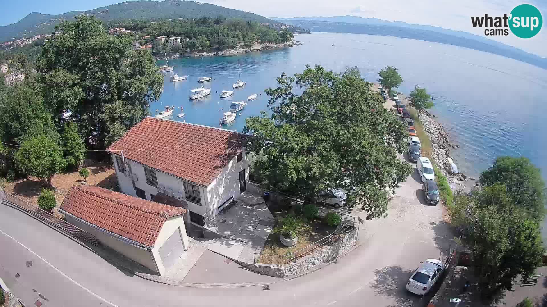Webcam port d’Ika – Vue en direct et lumières d’Opatija