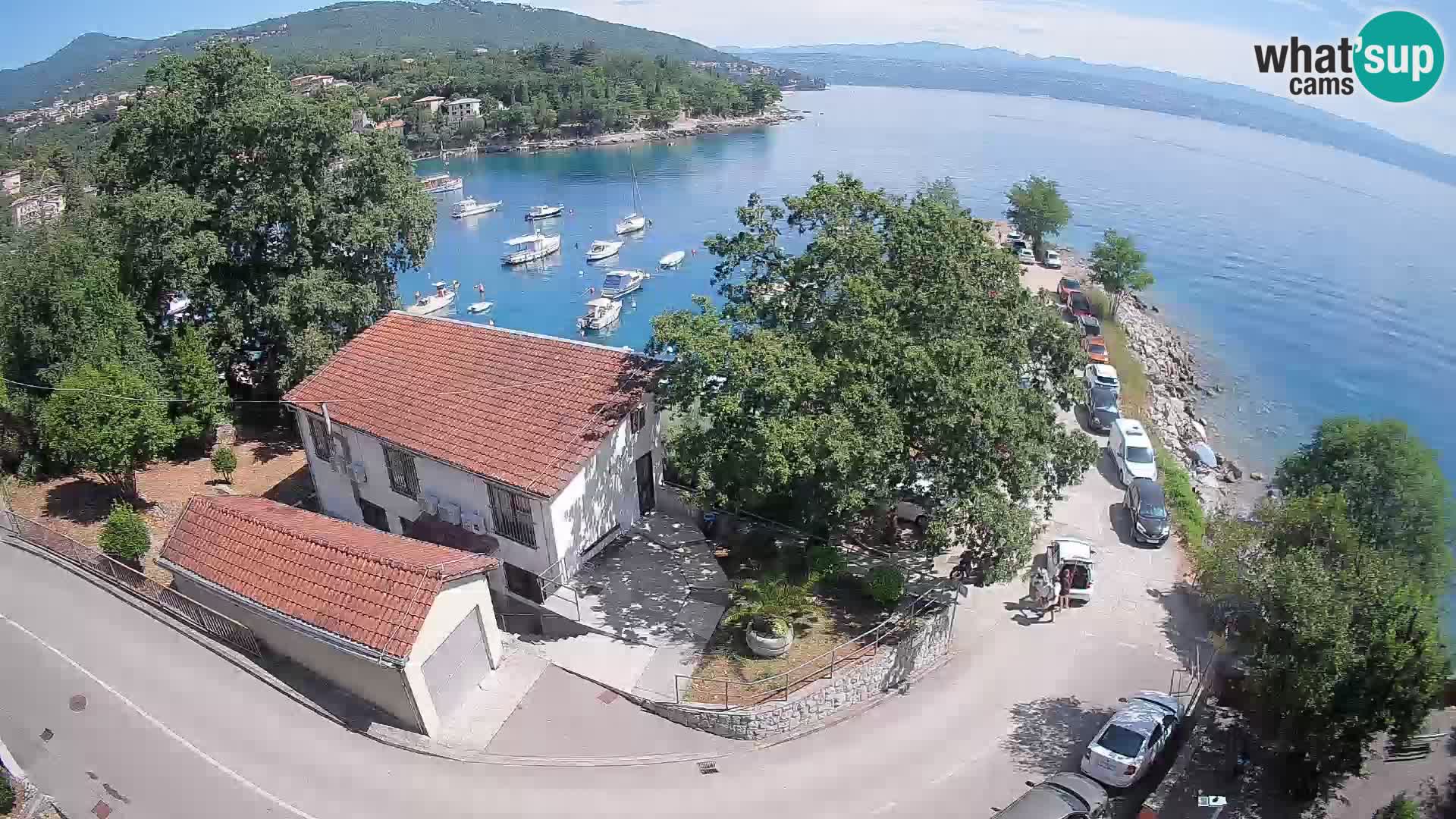 Webcam porto Ika – Vista LIVE sul porto e le luci di Opatija