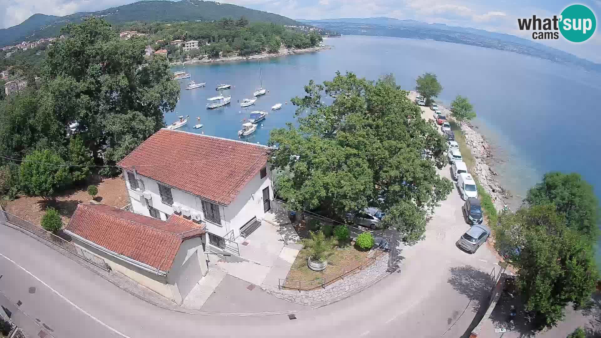 Webcam port d’Ika – Vue en direct et lumières d’Opatija