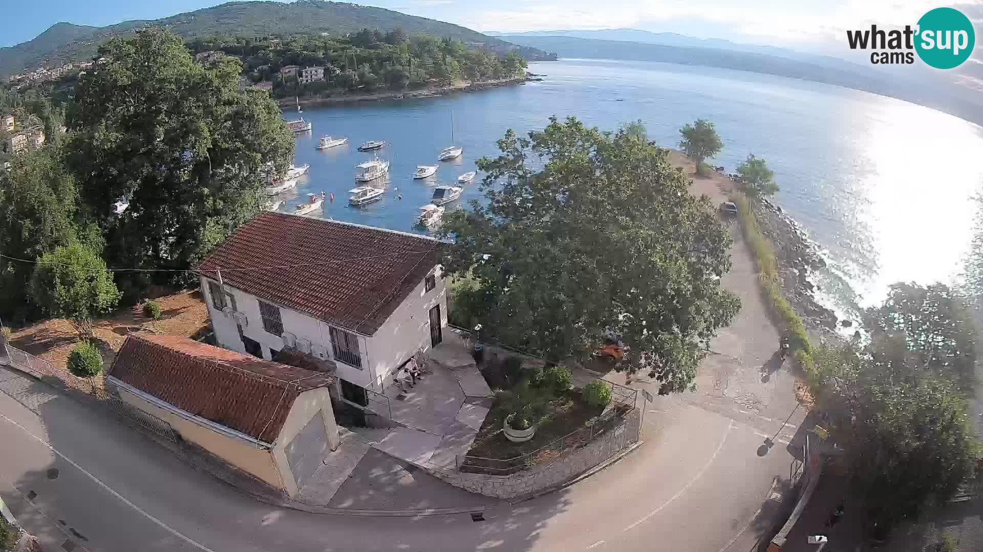 Webcam port d’Ika – Vue en direct et lumières d’Opatija