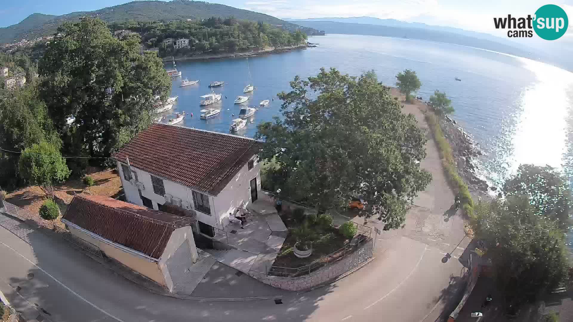 Ika Harbor Webcam – LIVE View of the Harbor and Opatija Lights