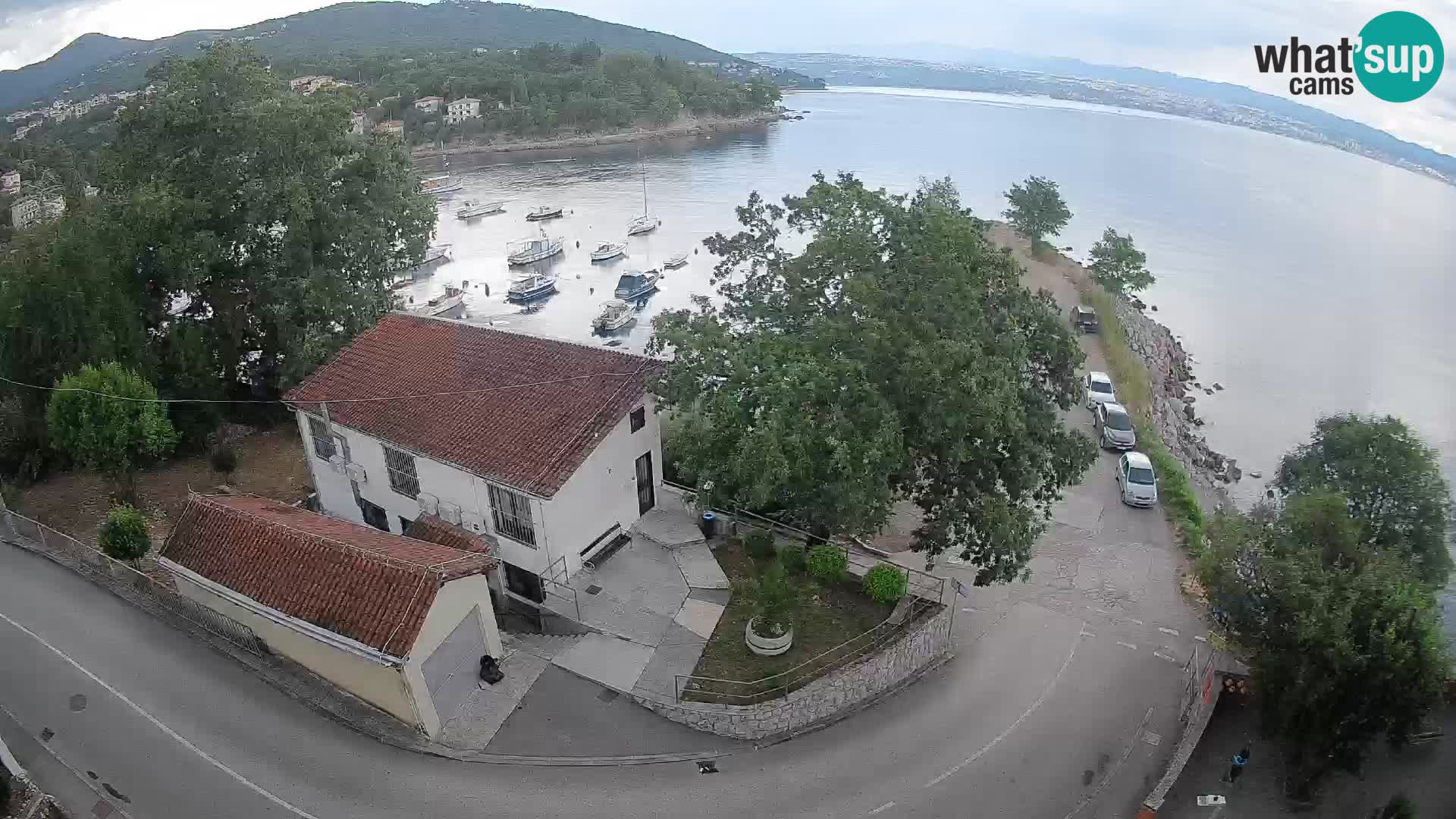 Webcam port d’Ika – Vue en direct et lumières d’Opatija