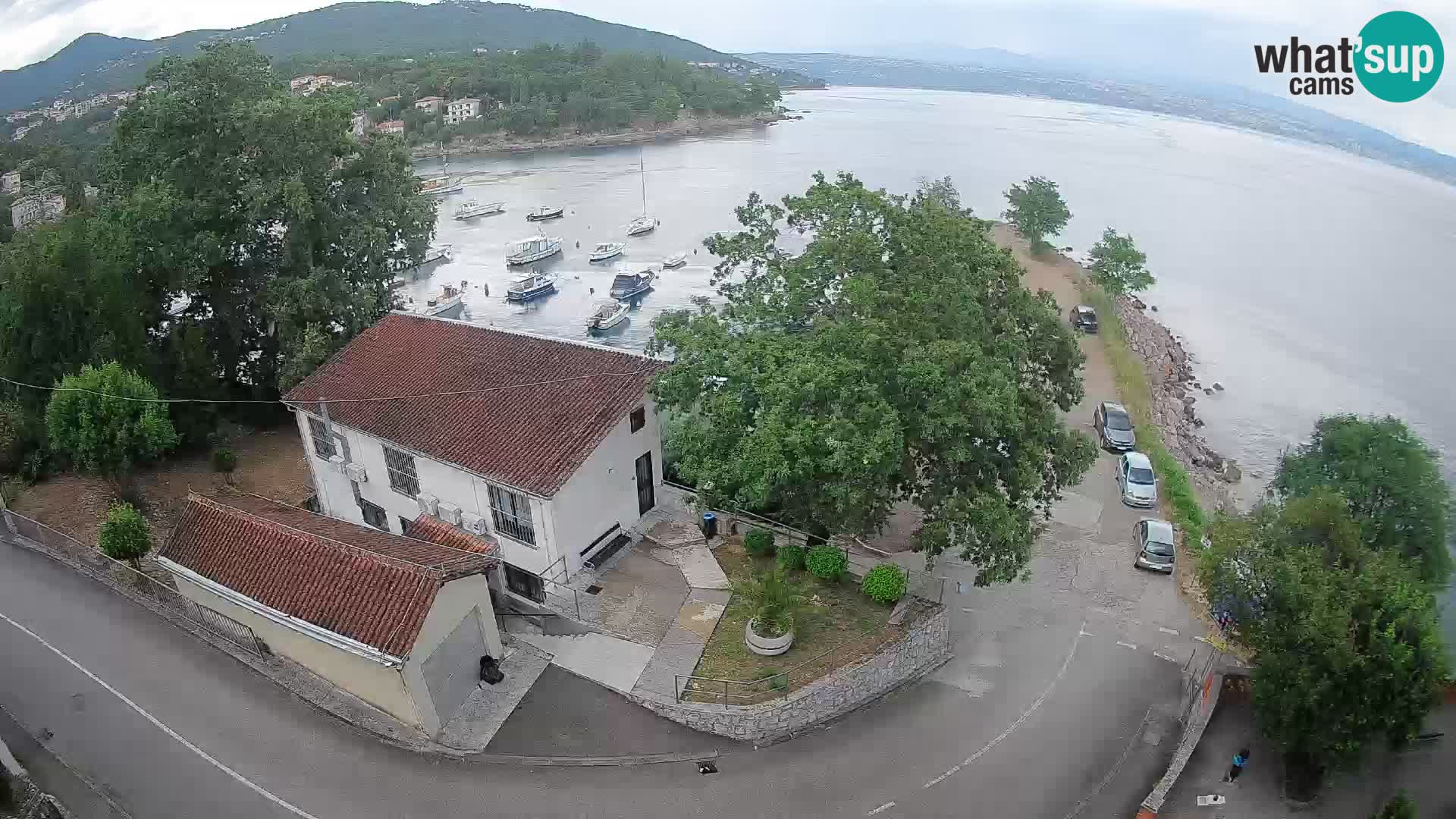 Webcam port d’Ika – Vue en direct et lumières d’Opatija