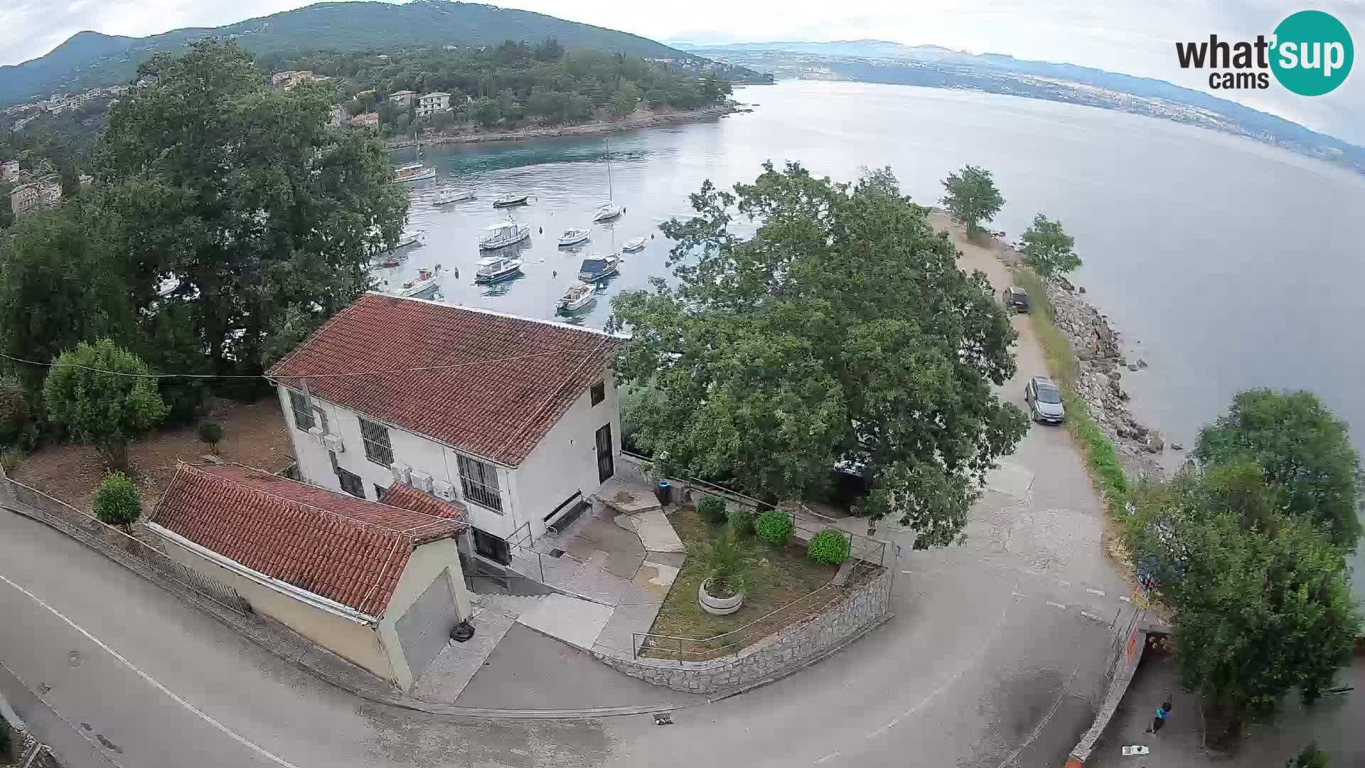 Webcam port d’Ika – Vue en direct et lumières d’Opatija