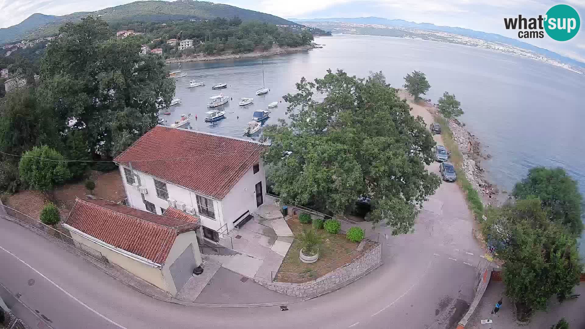 Webcam port d’Ika – Vue en direct et lumières d’Opatija