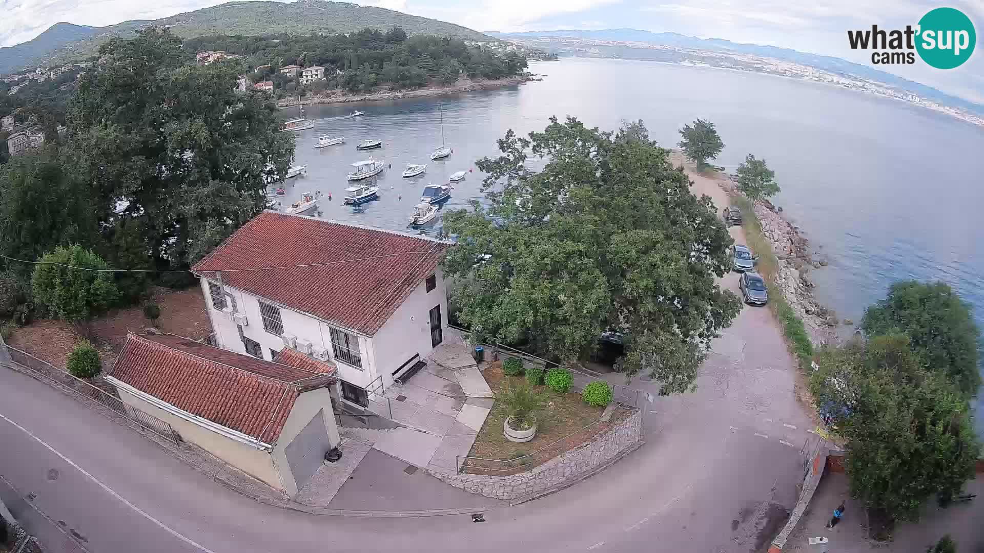 Webcam port d’Ika – Vue en direct et lumières d’Opatija