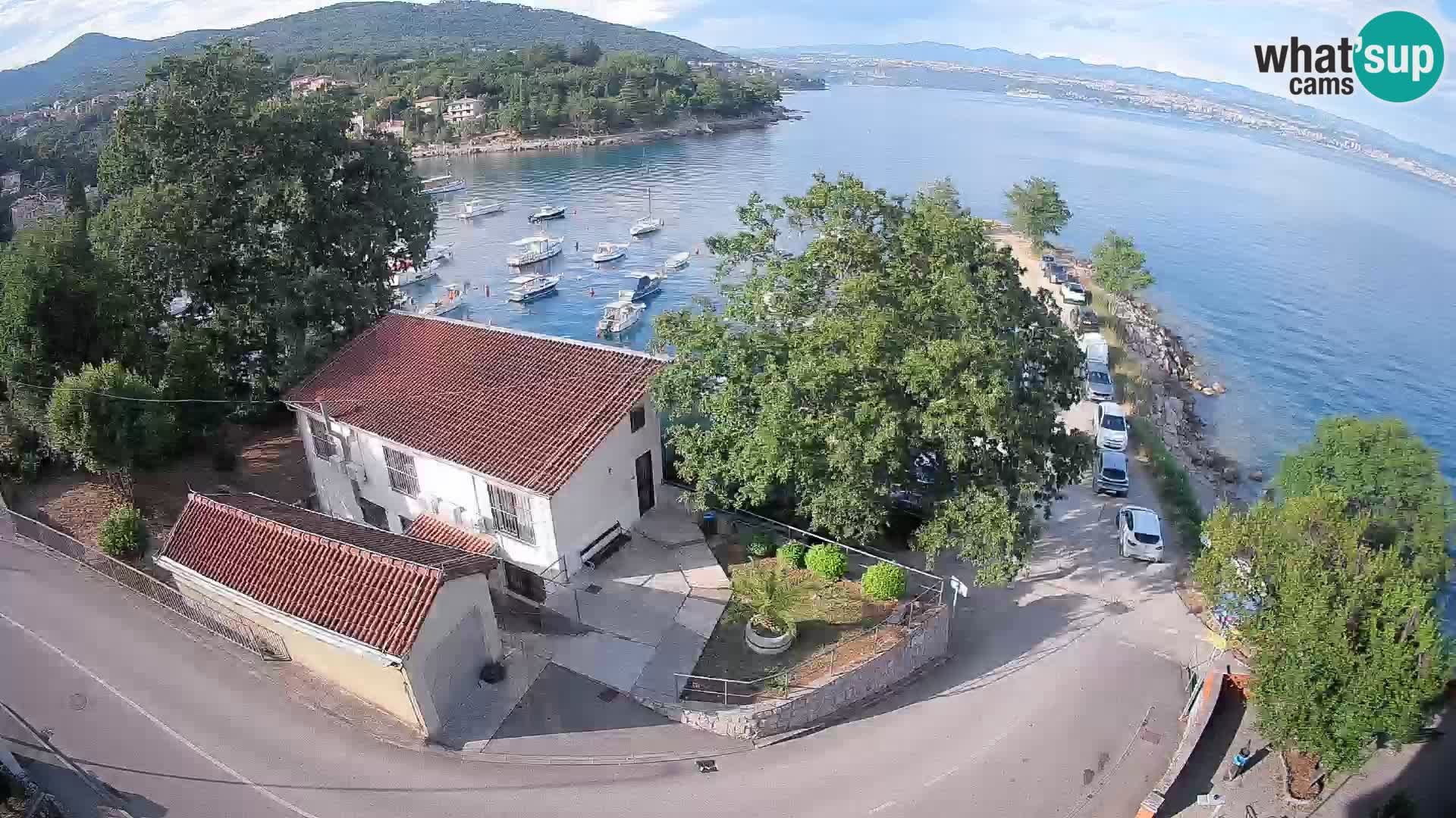 Webcam port d’Ika – Vue en direct et lumières d’Opatija