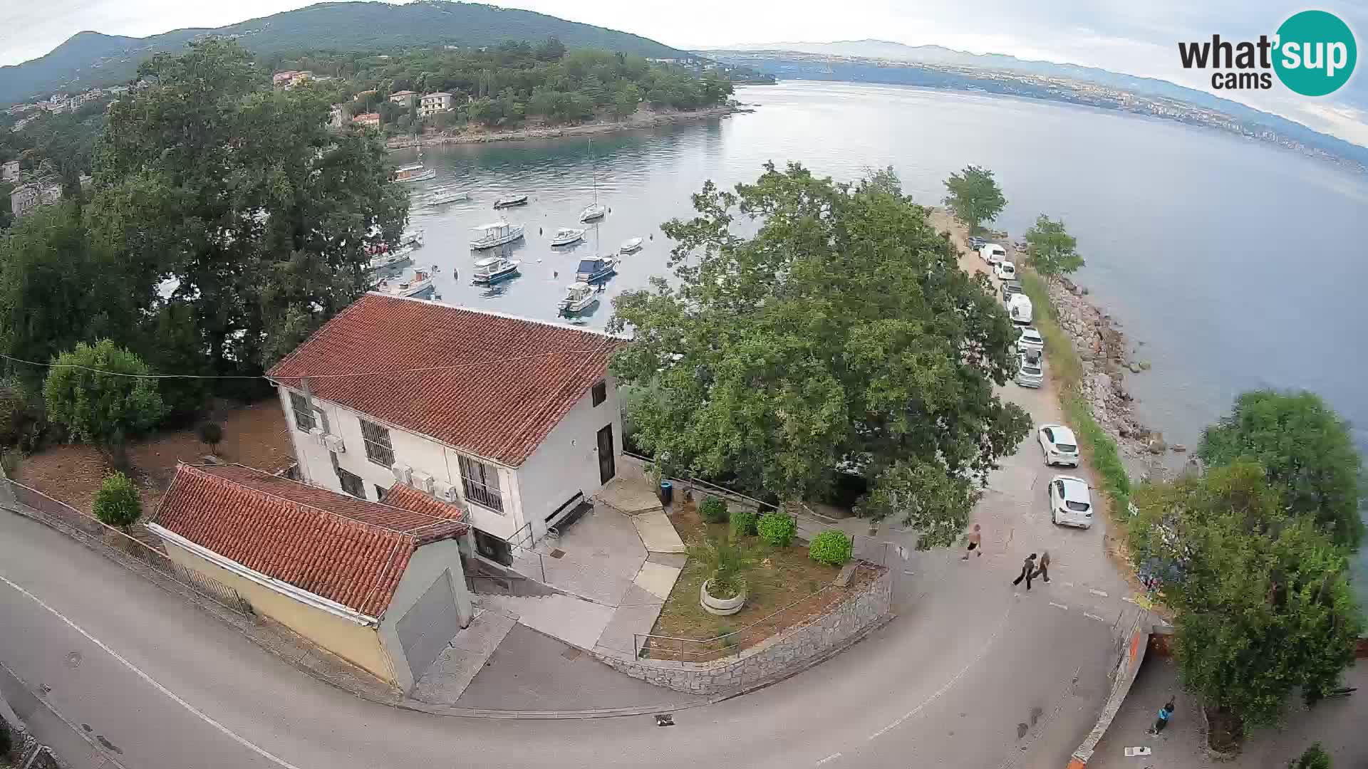 Webcam porto Ika – Vista LIVE sul porto e le luci di Opatija