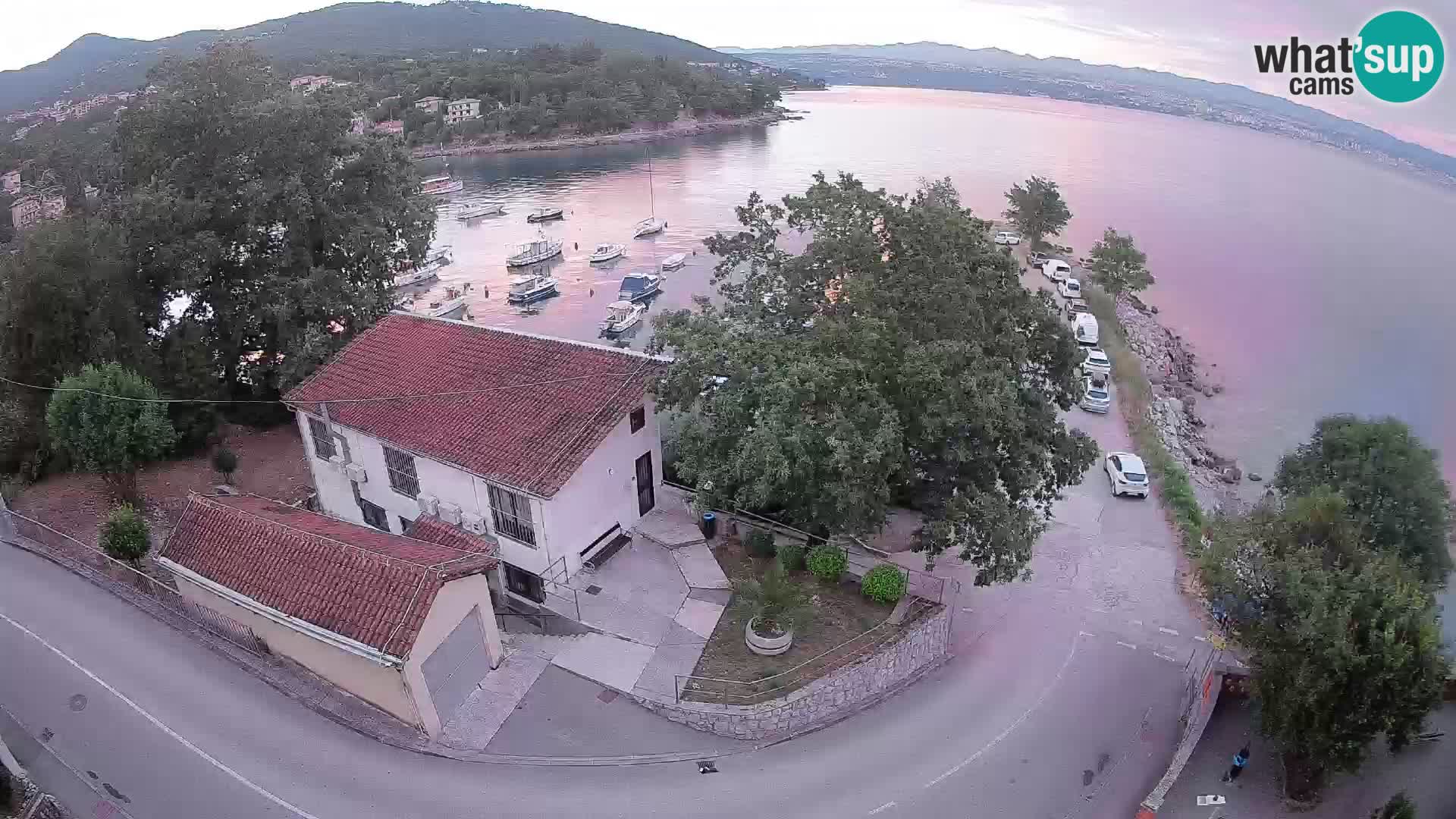 Webcam port d’Ika – Vue en direct et lumières d’Opatija