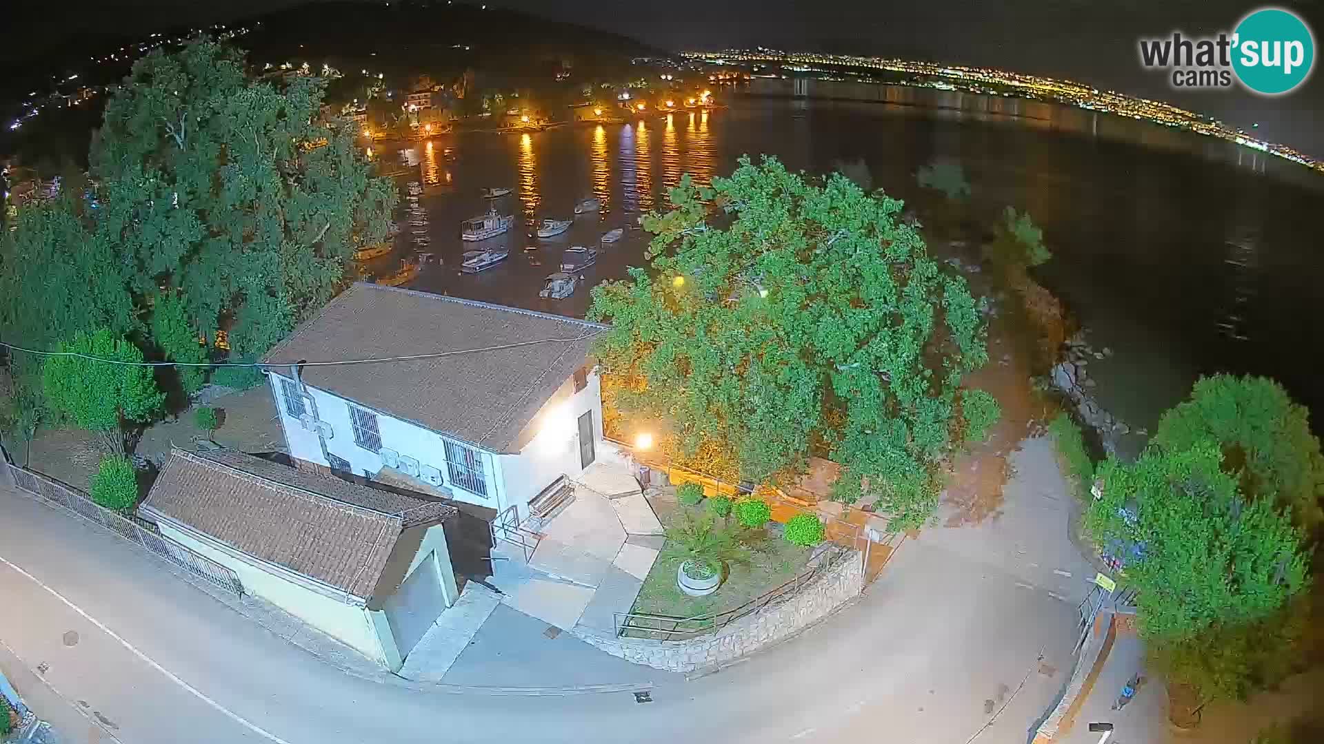 Webcam Ika Hafen – LIVE Blick auf den Hafen und die Lichter von Opatija