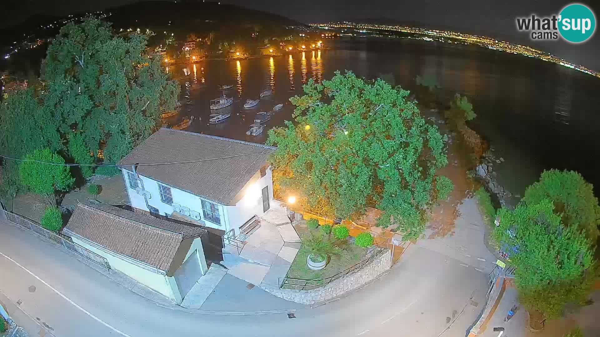 Webcam Ika Hafen – LIVE Blick auf den Hafen und die Lichter von Opatija
