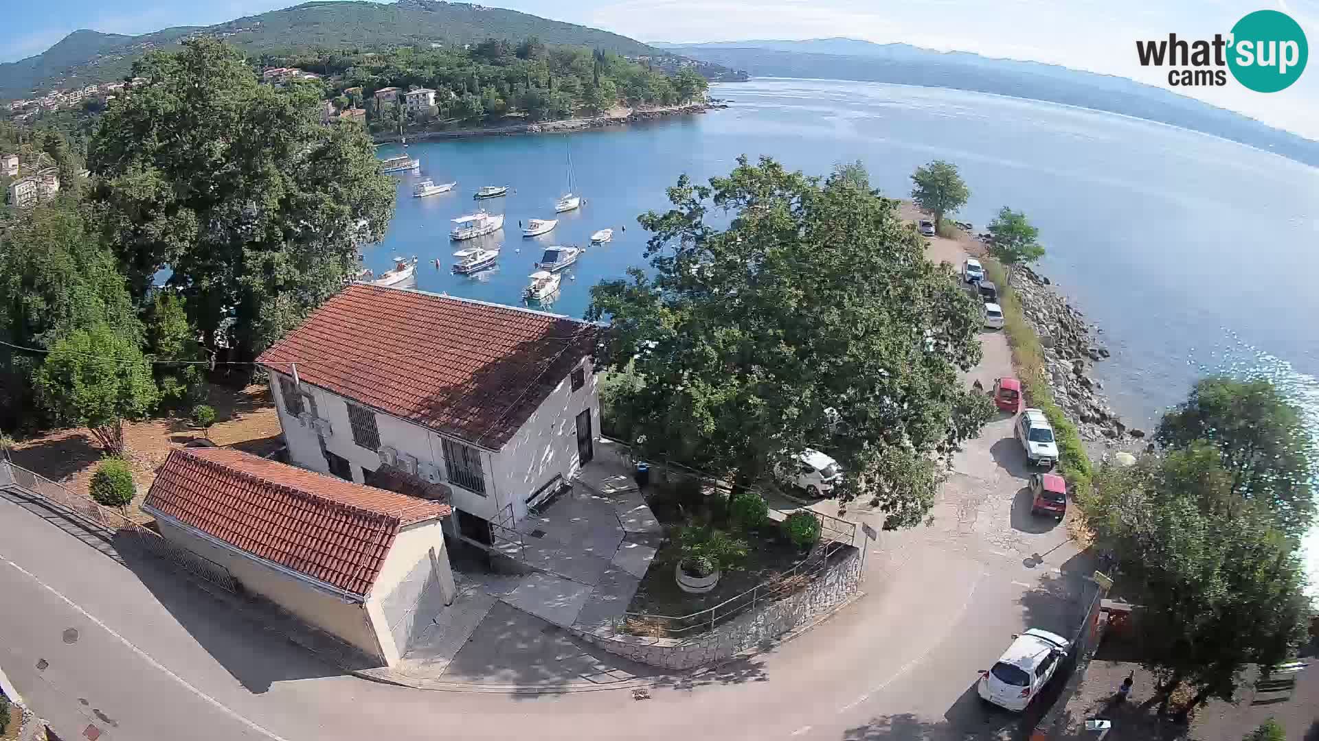 Webcam Ika Hafen – LIVE Blick auf den Hafen und die Lichter von Opatija