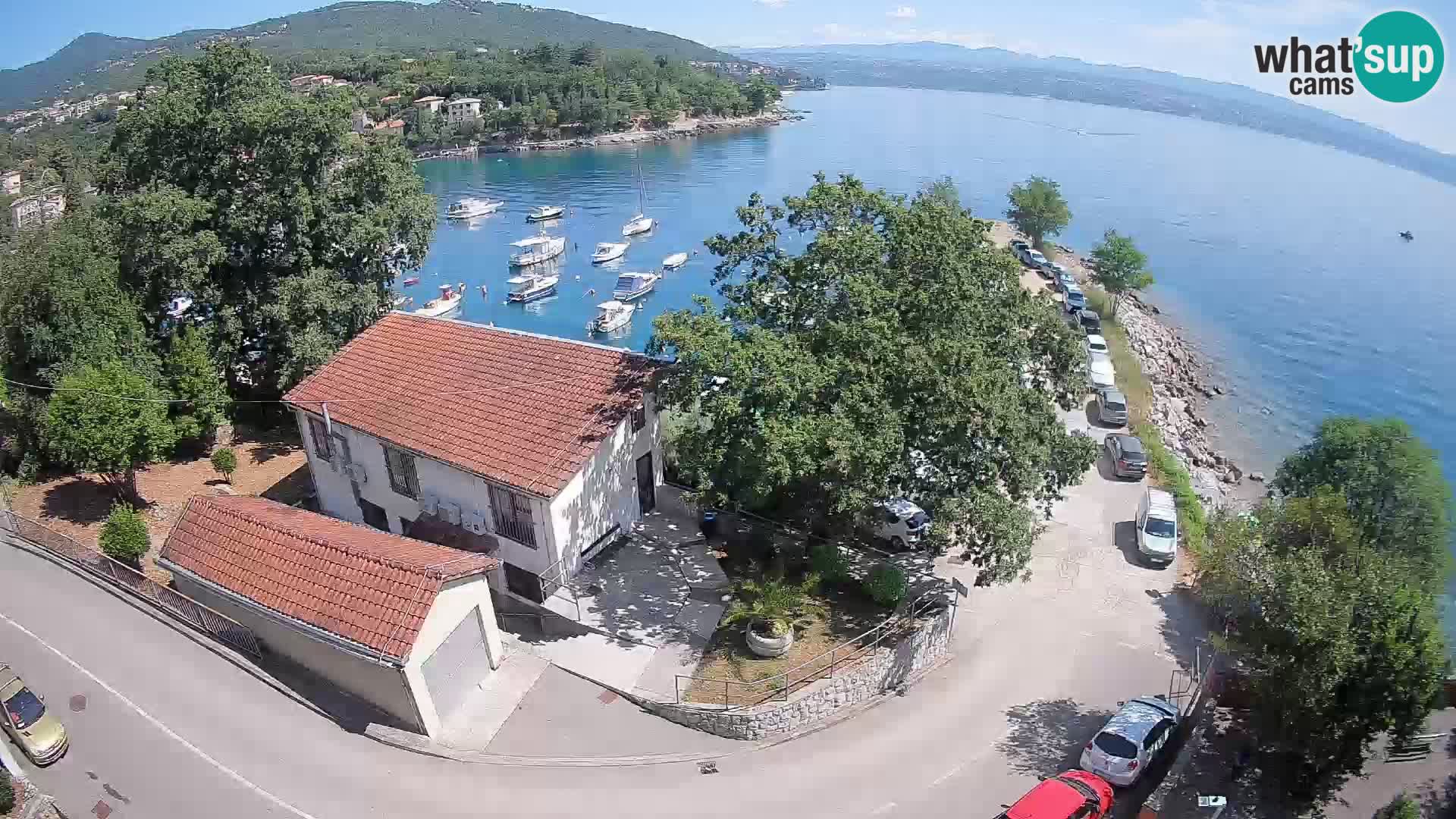 Webcam port d’Ika – Vue en direct et lumières d’Opatija