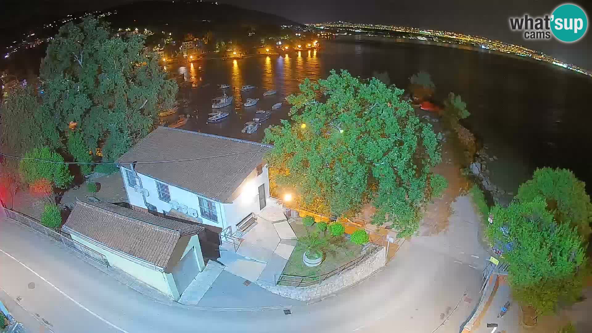 Webcam port d’Ika – Vue en direct et lumières d’Opatija