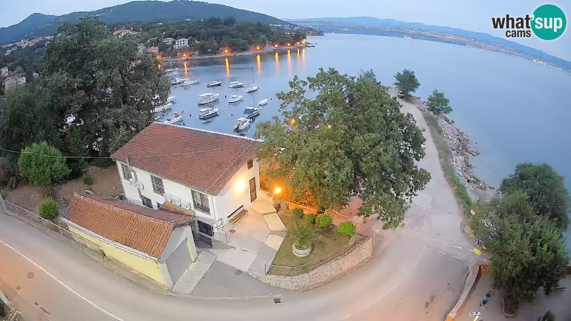 Webcam Ika Hafen – LIVE Blick auf den Hafen und die Lichter von Opatija