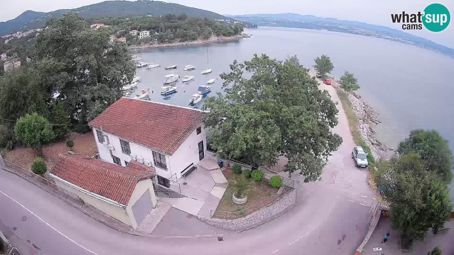 Webcam porto Ika – Vista LIVE sul porto e le luci di Opatija