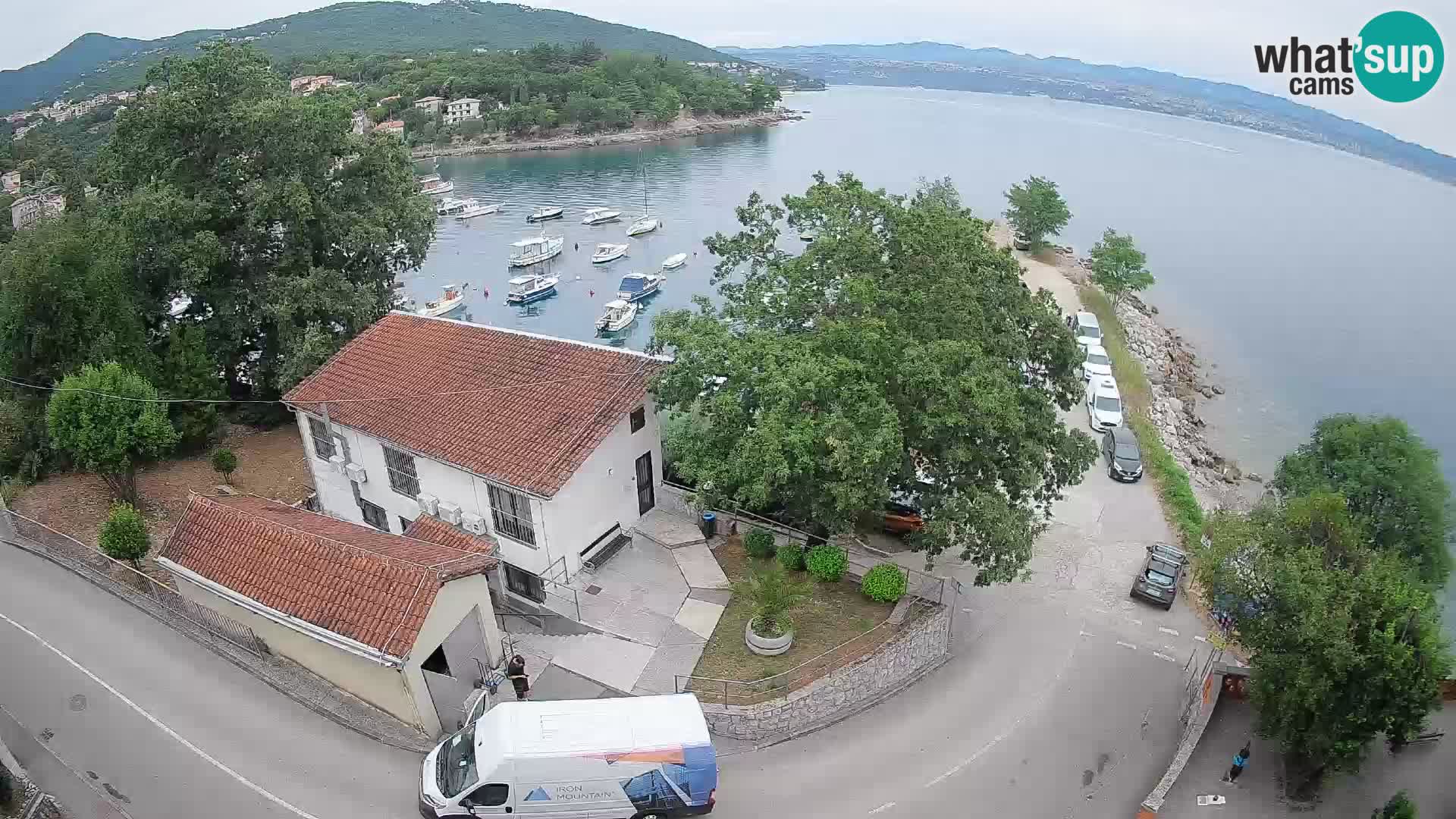 Webcam porto Ika – Vista LIVE sul porto e le luci di Opatija