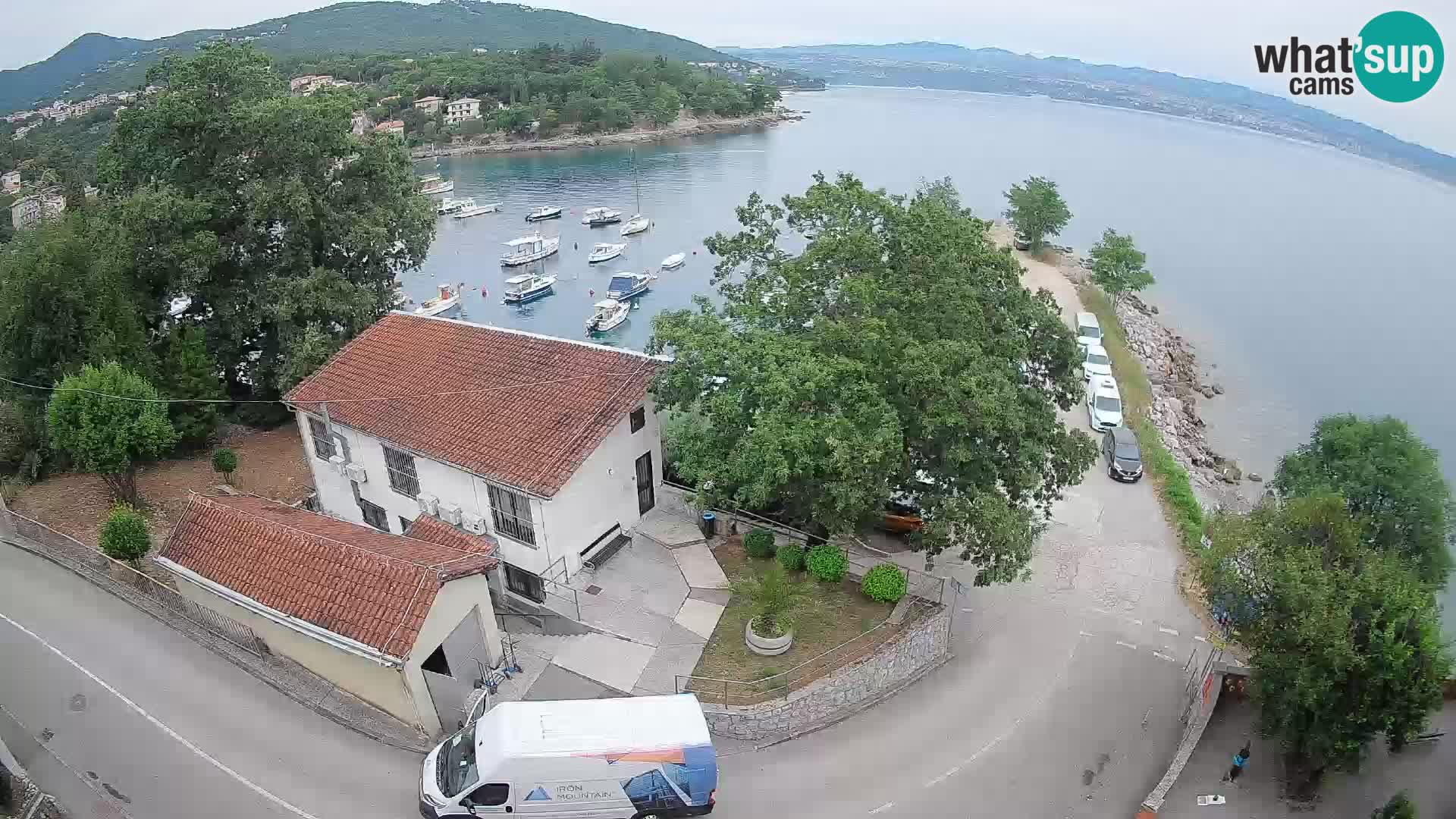Webcam porto Ika – Vista LIVE sul porto e le luci di Opatija