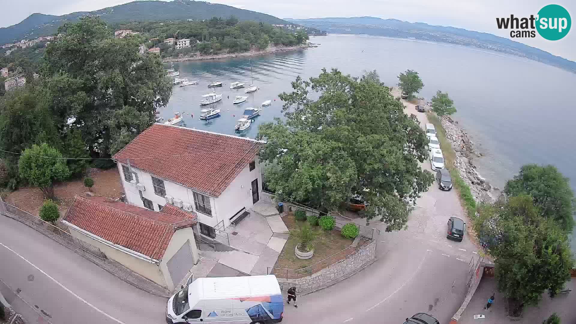 Webcam porto Ika – Vista LIVE sul porto e le luci di Opatija