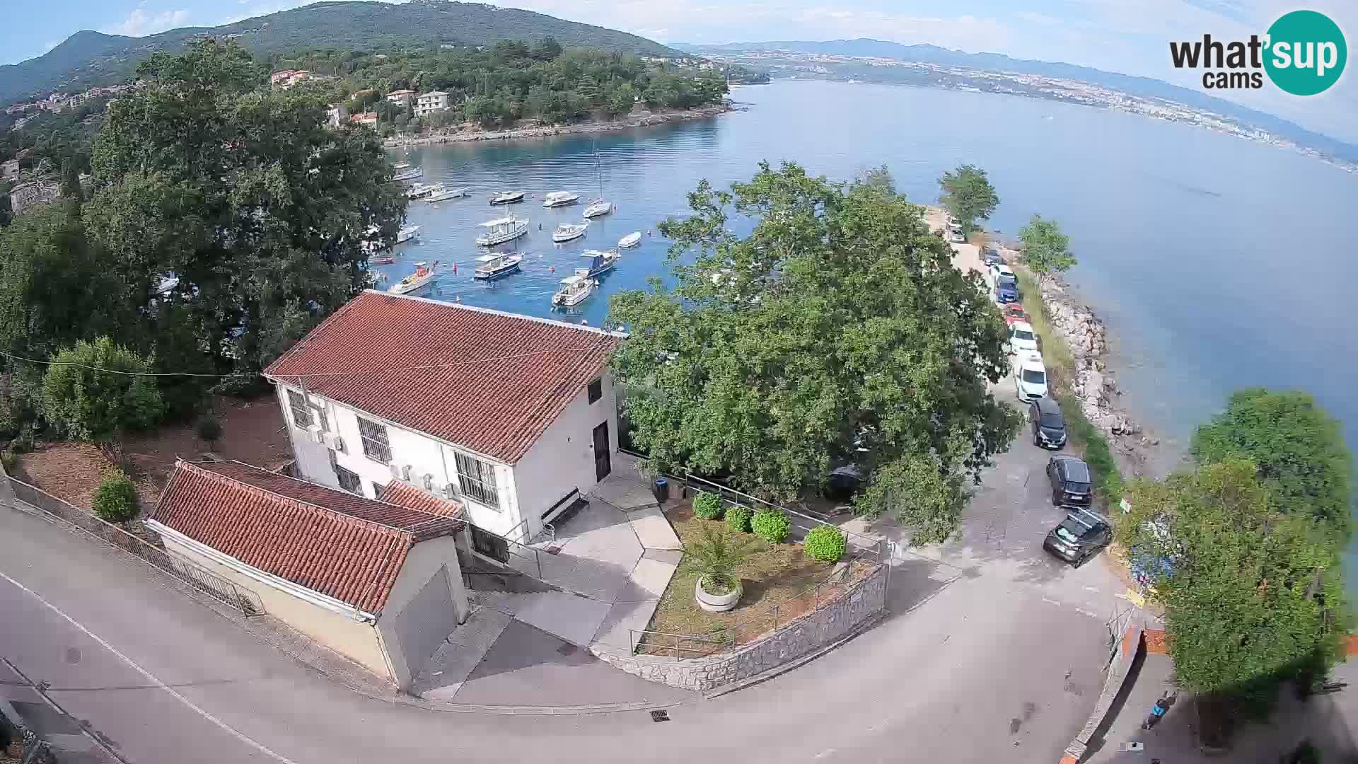Webcam porto Ika – Vista LIVE sul porto e le luci di Opatija