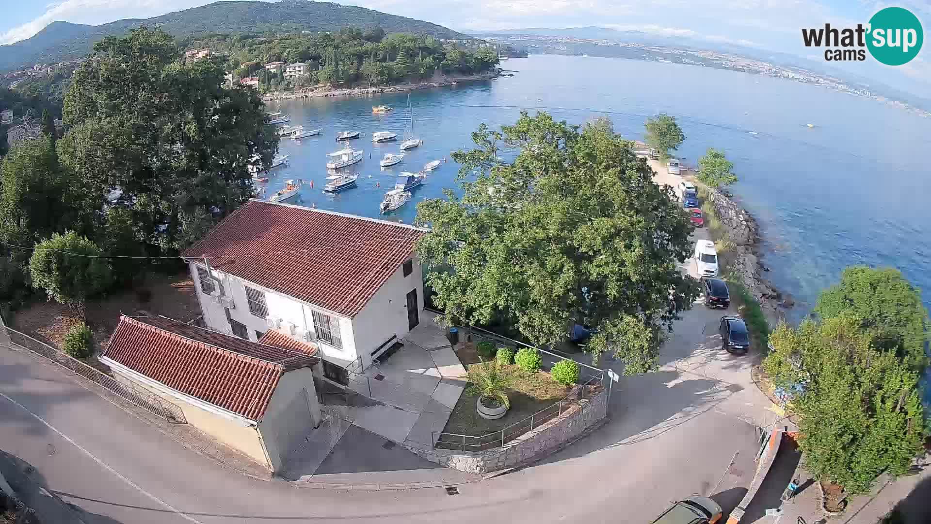 Webcam port d’Ika – Vue en direct et lumières d’Opatija