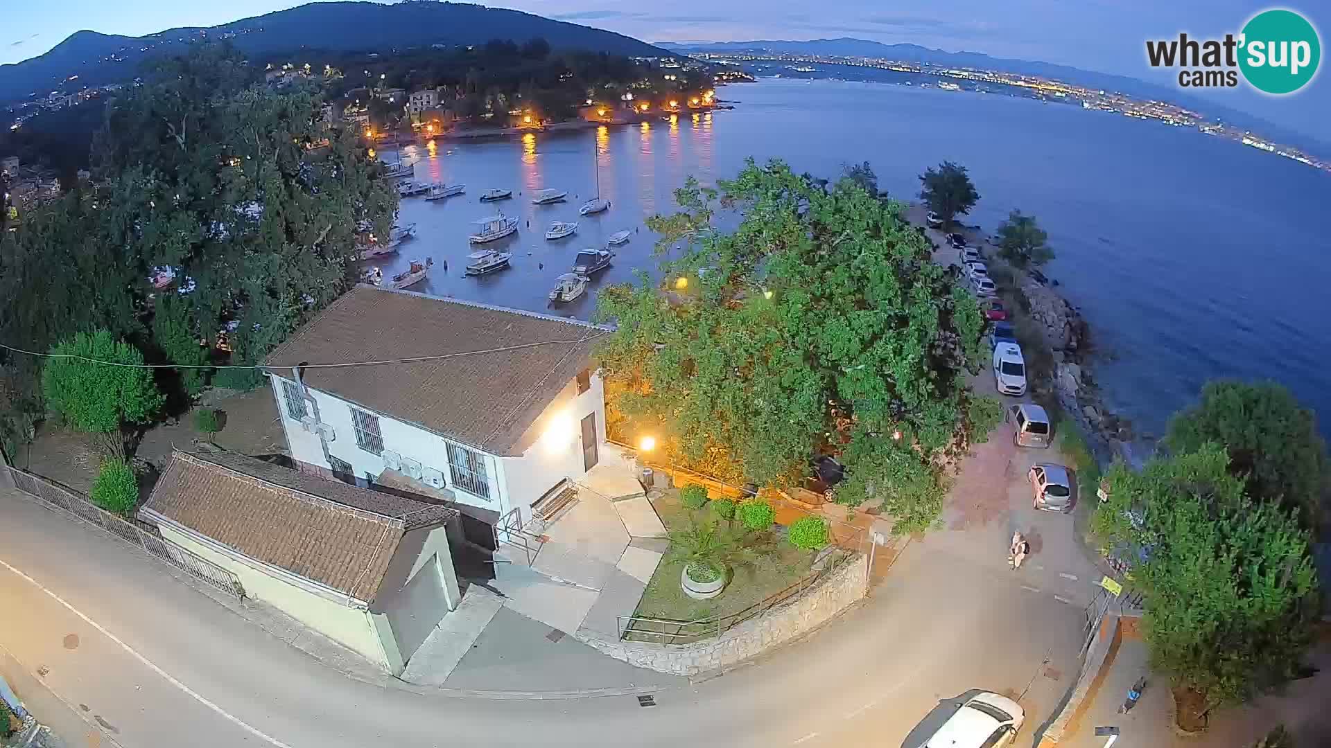 Webcam port d’Ika – Vue en direct et lumières d’Opatija
