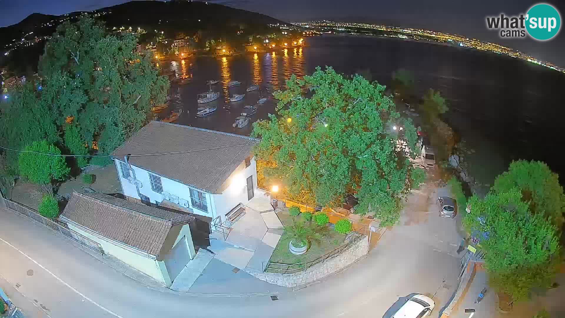 Webcam Ika Hafen – LIVE Blick auf den Hafen und die Lichter von Opatija